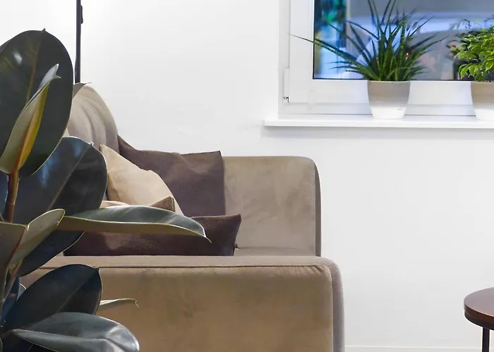 Modernes Mit Queensize-bett, Netflix, Kueche, Erdgeschoss, Naehe Ameos Klinik *