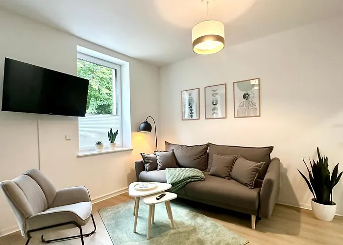 Appartamento Modernes Mit Queensize-bett, Netflix, Kueche, Erdgeschoss, Naehe Ameos Klinik *